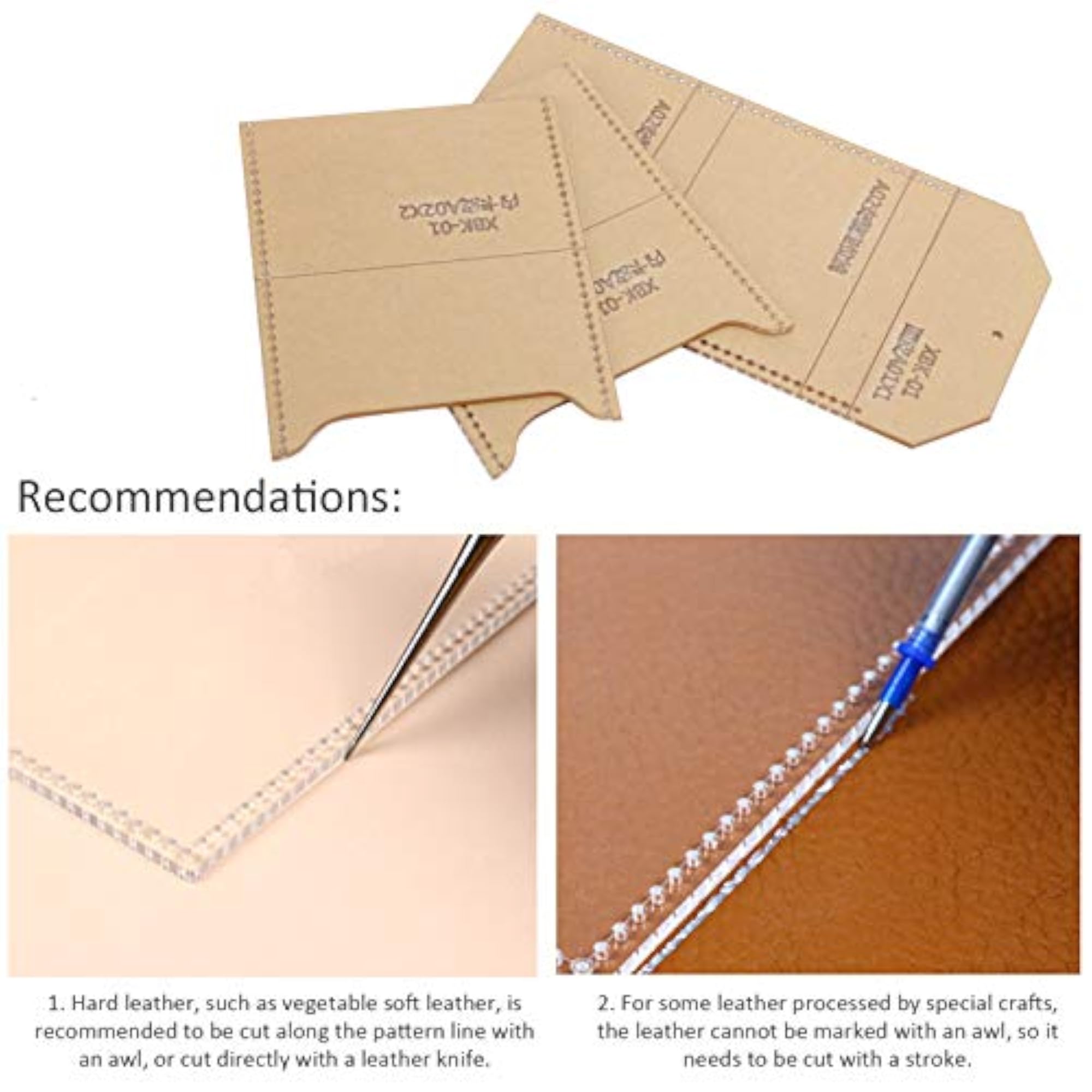 Acrylic Wallet Template for DIY Coin Purse